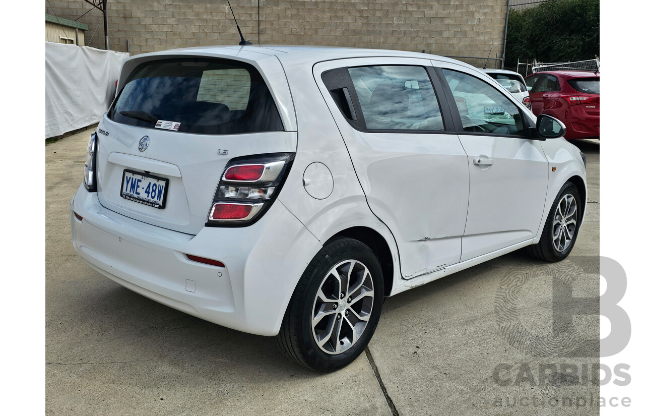 07/2017 Holden Barina LS FWD TM MY17 5D Hatchback White 1.6L