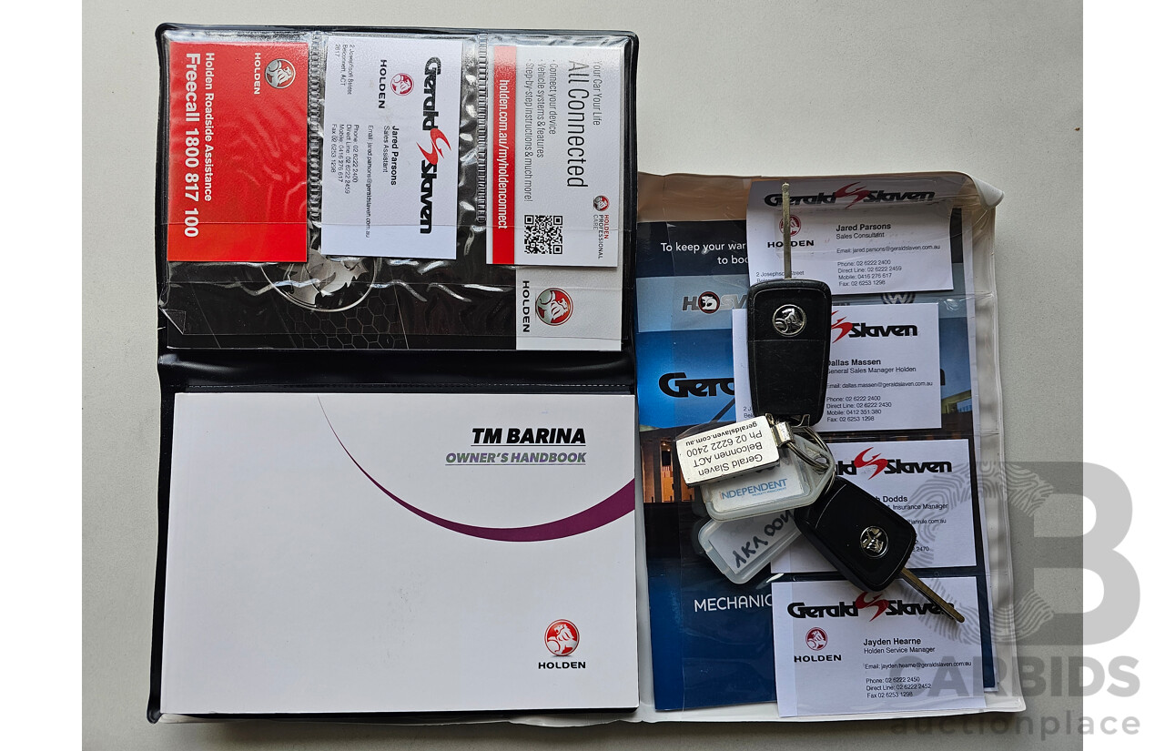 07/2017 Holden Barina LS FWD TM MY17 5D Hatchback White 1.6L