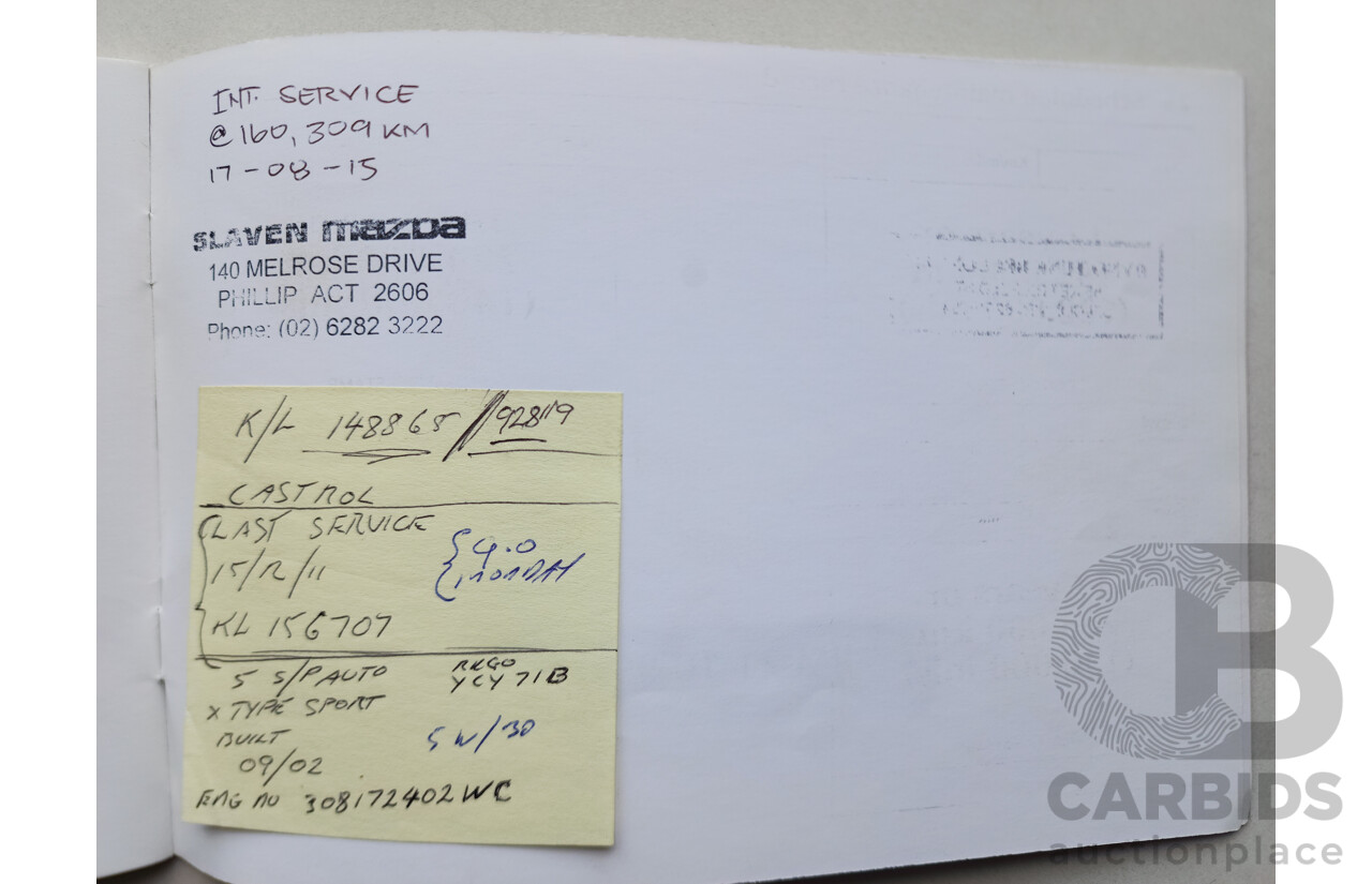 11/2003 Jaguar X Type SE AWD  4D Sedan Gold 3.0L