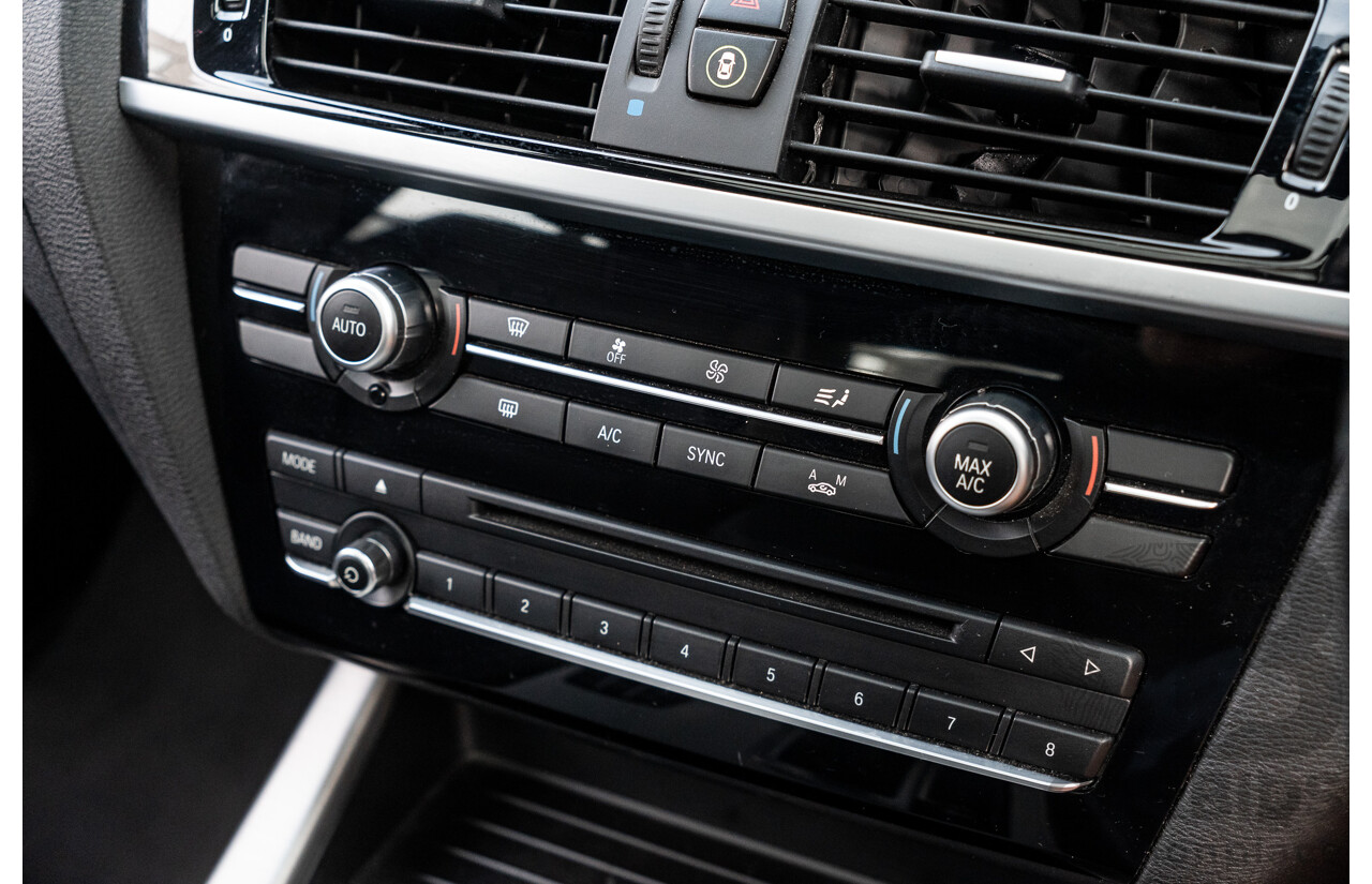 9/2016 BMW X3 X-Drive 20d LCI (AWD) F25 M-Sport Package 4d Wagon Space Grey Metallic Turbo Diesel 2.0L