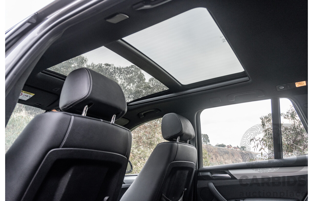 9/2016 BMW X3 X-Drive 20d LCI (AWD) F25 M-Sport Package 4d Wagon Space Grey Metallic Turbo Diesel 2.0L