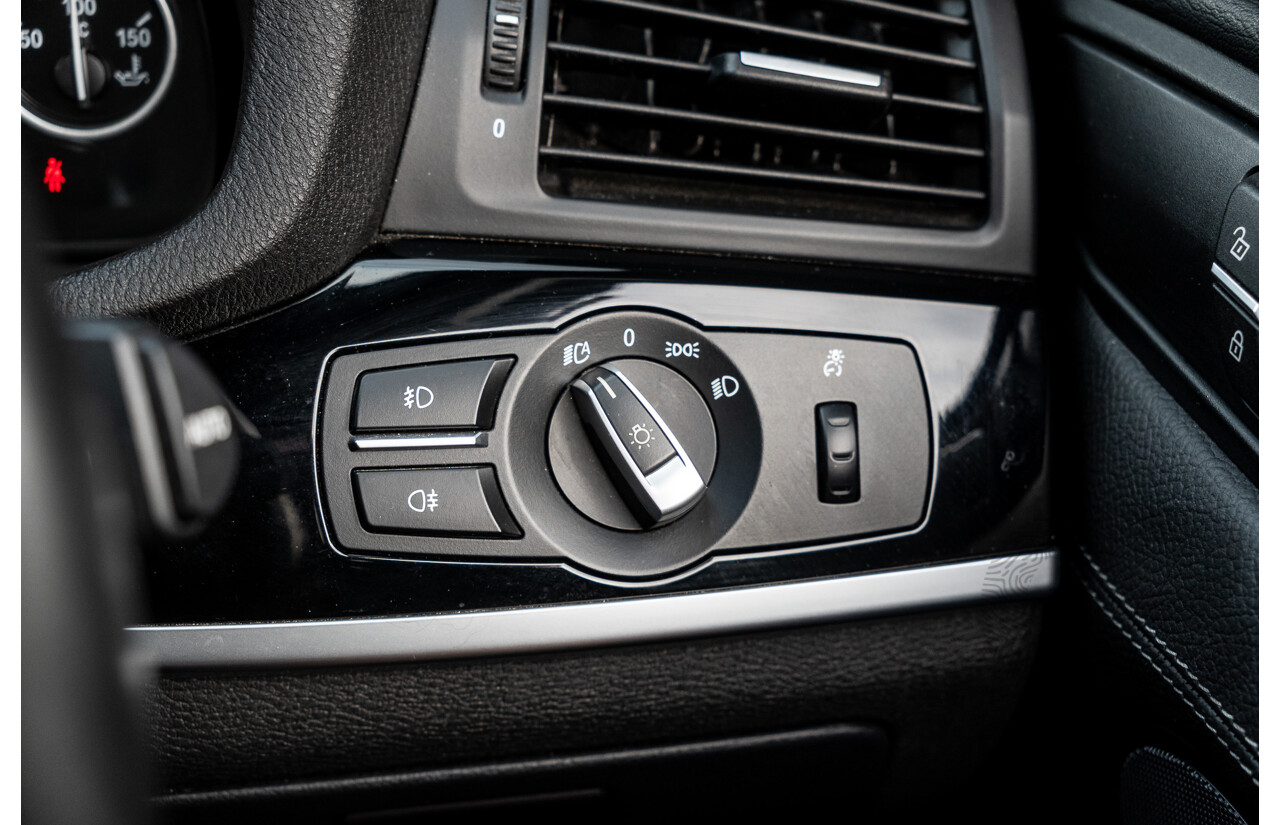 9/2016 BMW X3 X-Drive 20d LCI (AWD) F25 M-Sport Package 4d Wagon Space Grey Metallic Turbo Diesel 2.0L