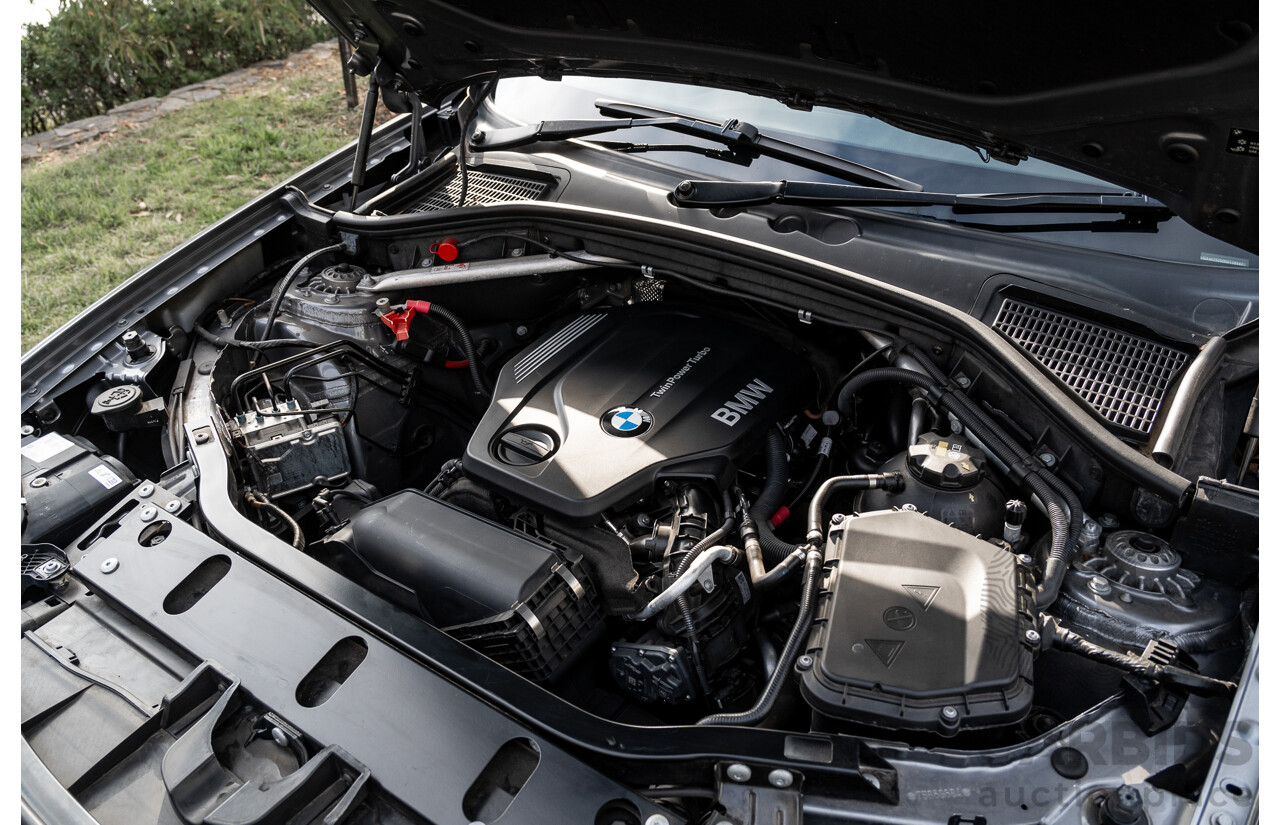 9/2016 BMW X3 X-Drive 20d LCI (AWD) F25 M-Sport Package 4d Wagon Space Grey Metallic Turbo Diesel 2.0L