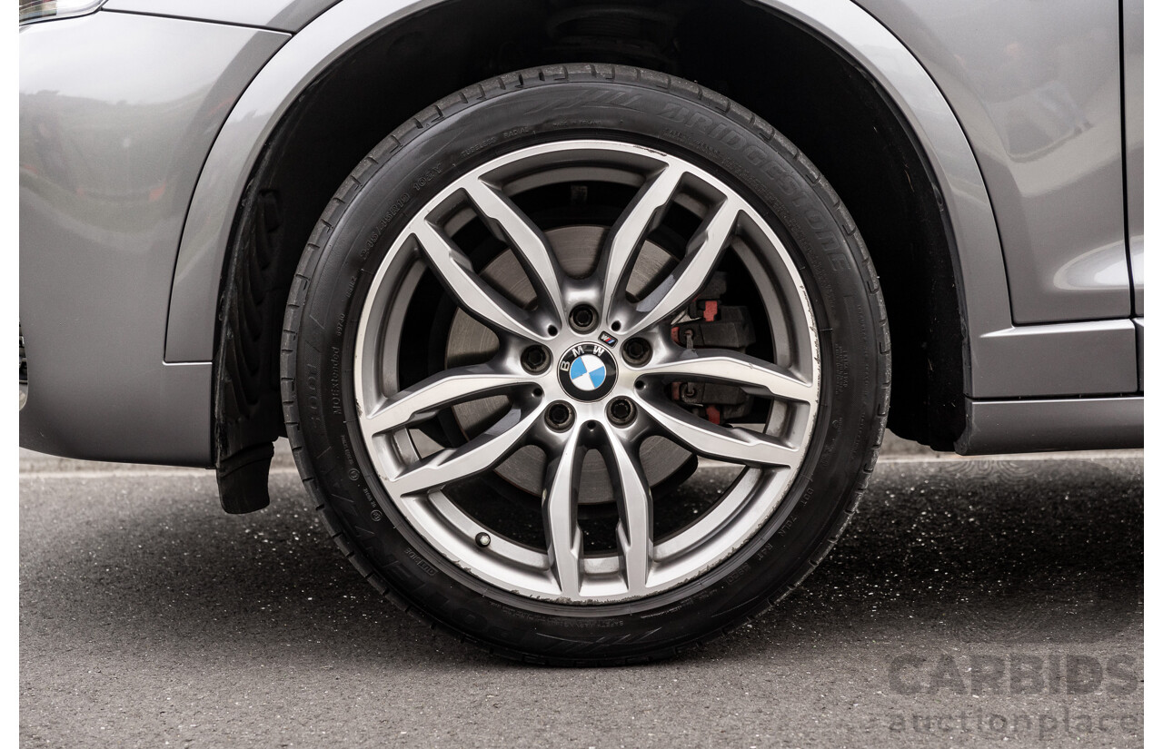 9/2016 BMW X3 X-Drive 20d LCI (AWD) F25 M-Sport Package 4d Wagon Space Grey Metallic Turbo Diesel 2.0L