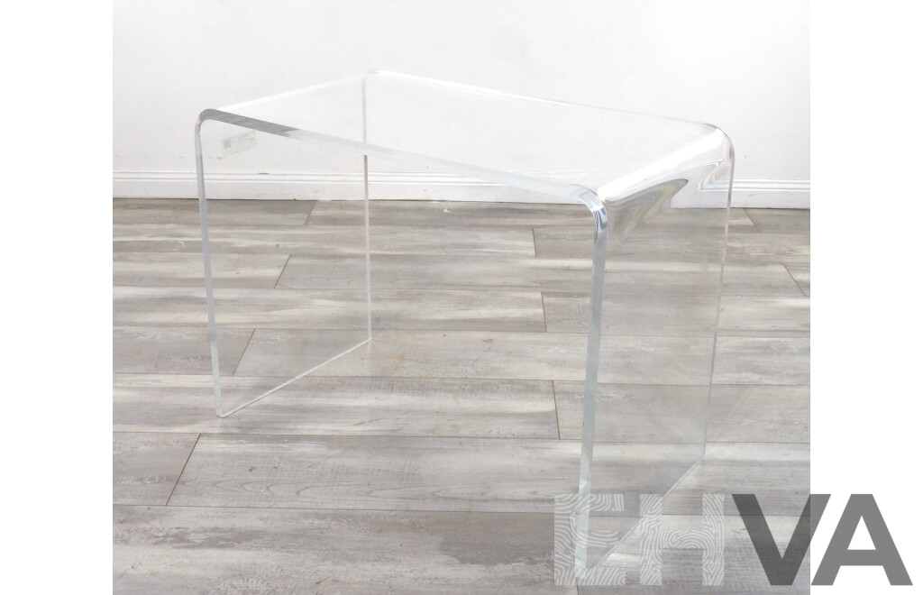 Vintage Lucite Side Table