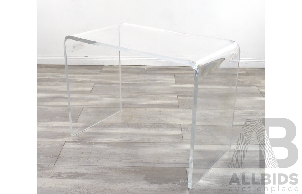 Vintage Lucite Side Table