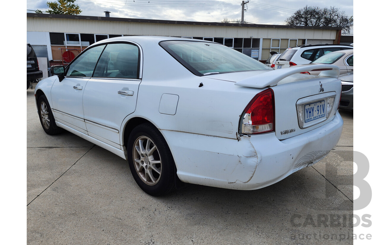03/2004 Mitsubishi Verada Ei FWD KL 4D Sedan White 3.5L