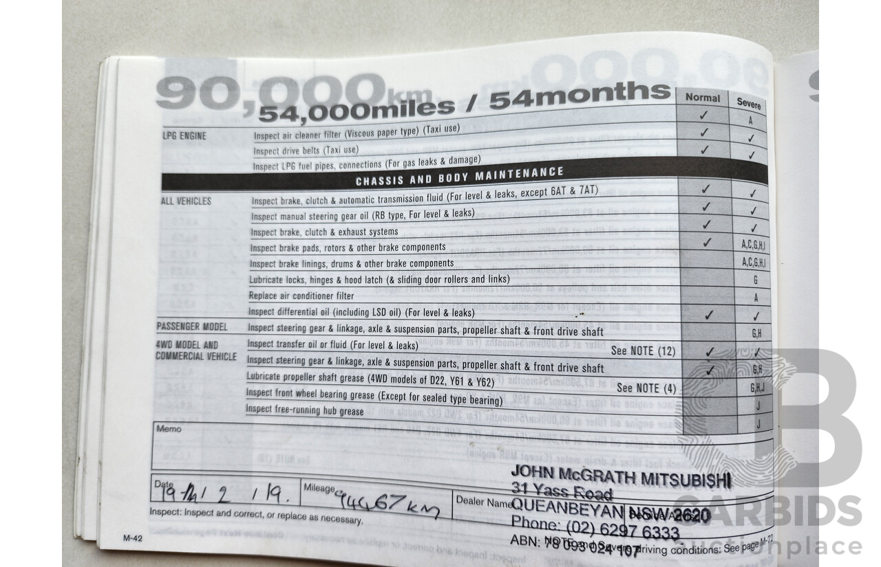 03/2016 Nissan X-Trail ST FWD T32 4D Wagon Blue 2.0L