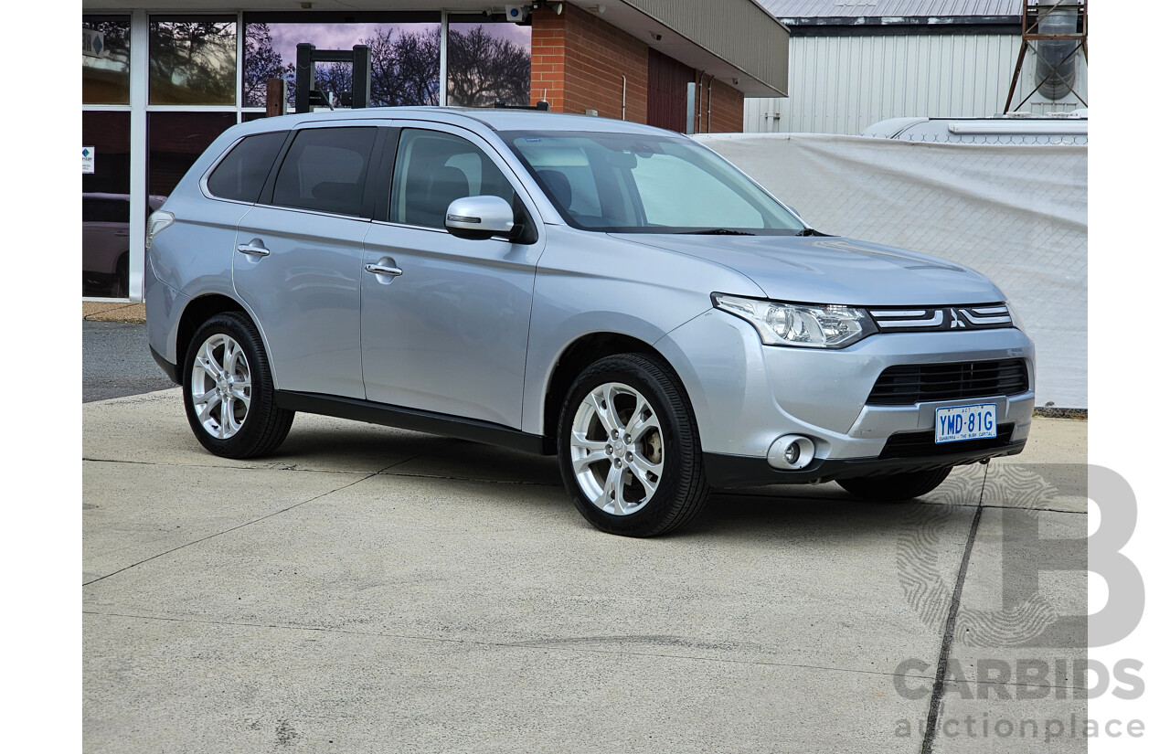 5/2013 Mitsubishi Outlander Aspire (4x4) ZJ 4d Wagon Silver 2.3L