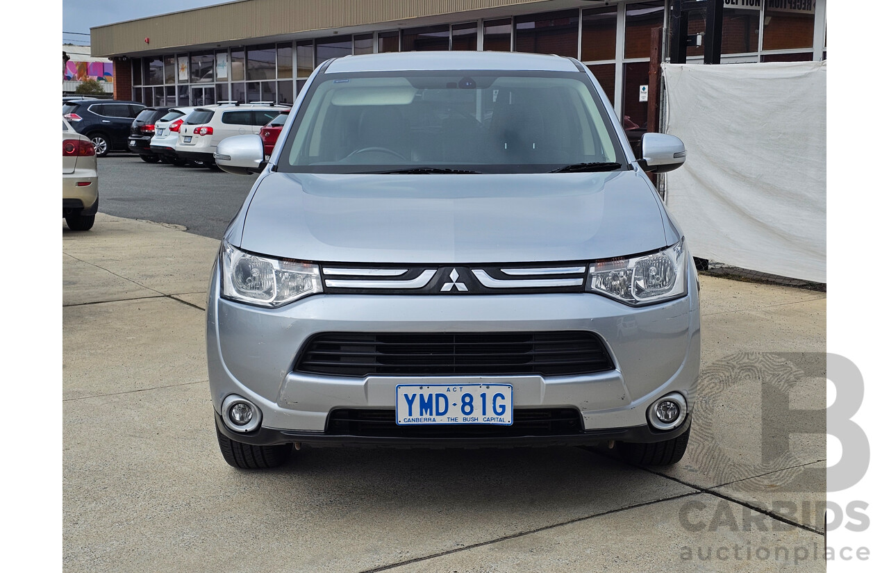 5/2013 Mitsubishi Outlander Aspire (4x4) ZJ 4d Wagon Silver 2.3L