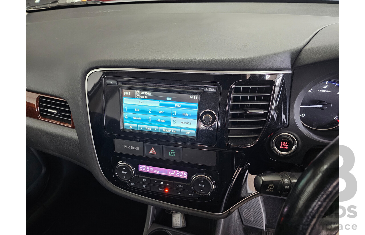 5/2013 Mitsubishi Outlander Aspire (4x4) ZJ 4d Wagon Silver 2.3L