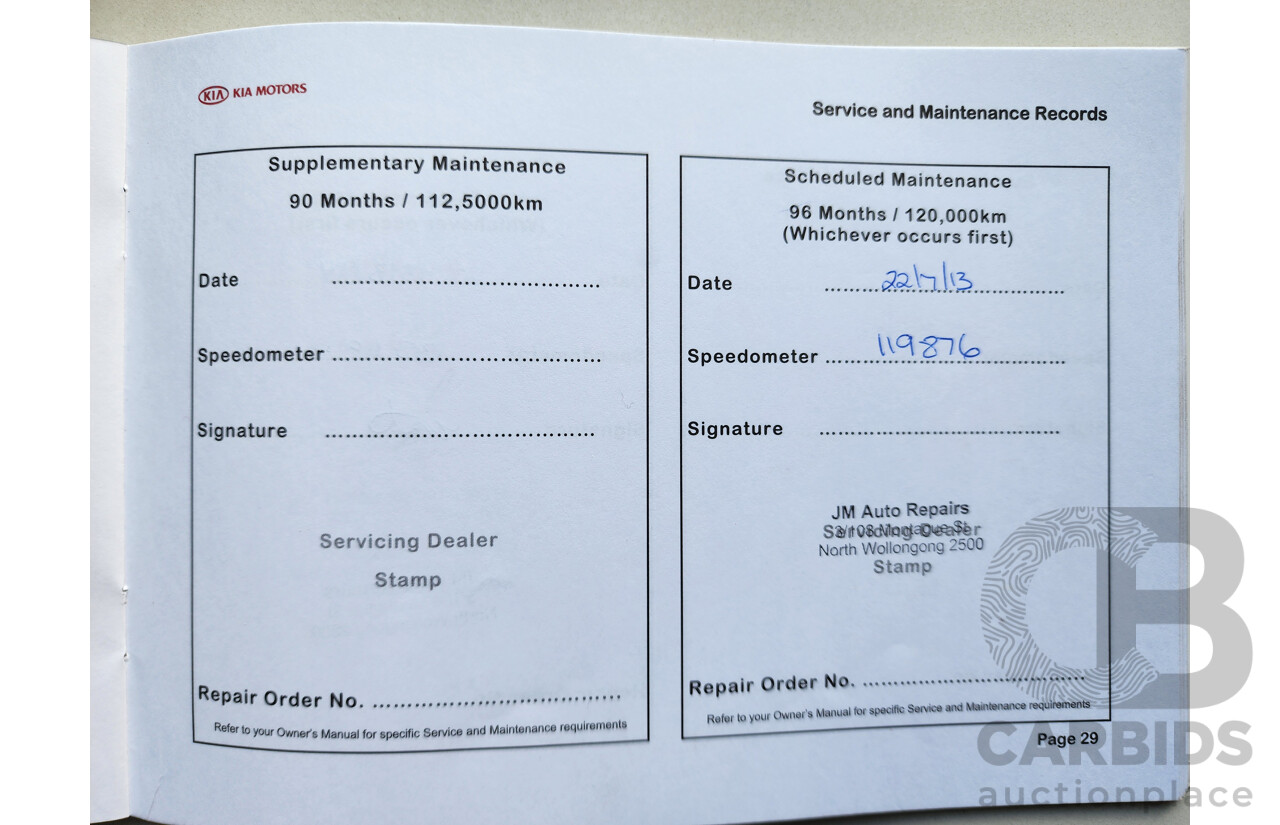 08/2008 Kia Rondo EX FWD UN 4D Wagon White 2.0L