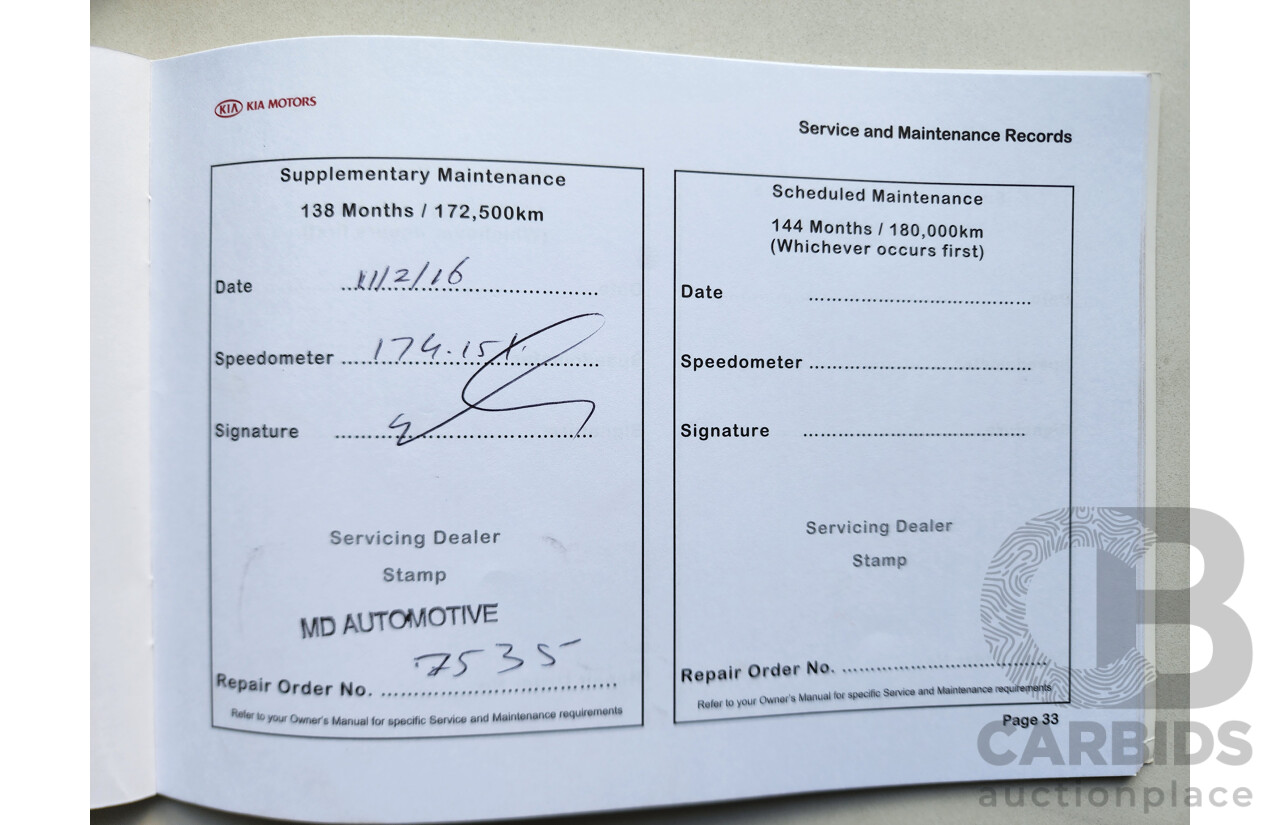 08/2008 Kia Rondo EX FWD UN 4D Wagon White 2.0L