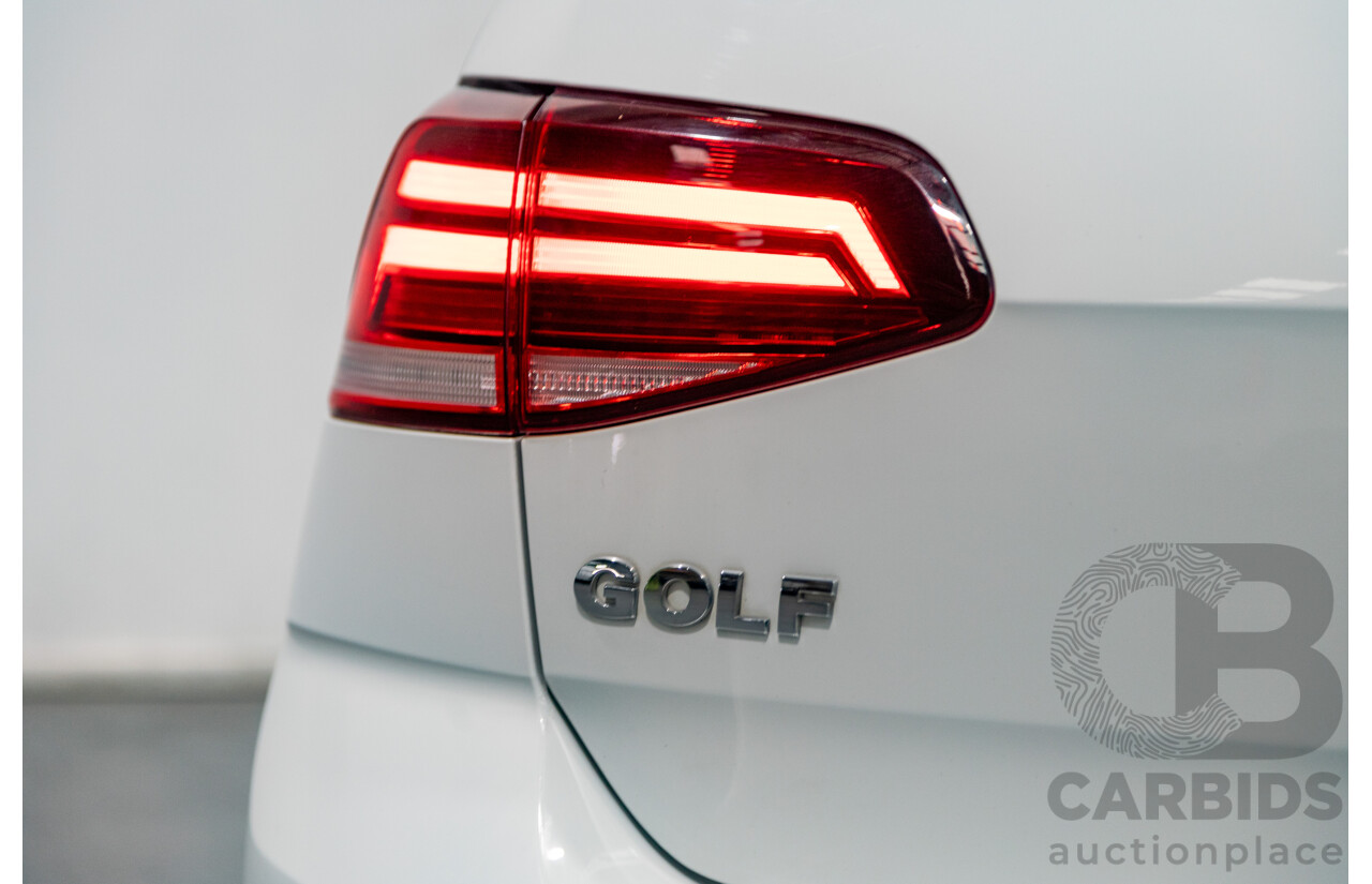 5/2018 Volkswagen Golf 110TSI Trendline MK7.5 AU MY18 5d Hatchback White Turbo 1.4L
