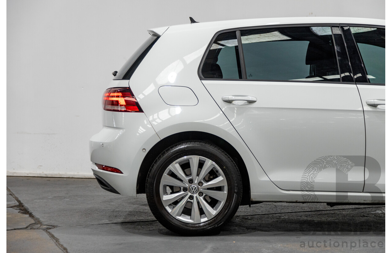 5/2018 Volkswagen Golf 110TSI Trendline MK7.5 AU MY18 5d Hatchback White Turbo 1.4L