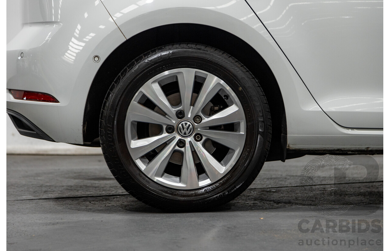 5/2018 Volkswagen Golf 110TSI Trendline MK7.5 AU MY18 5d Hatchback White Turbo 1.4L
