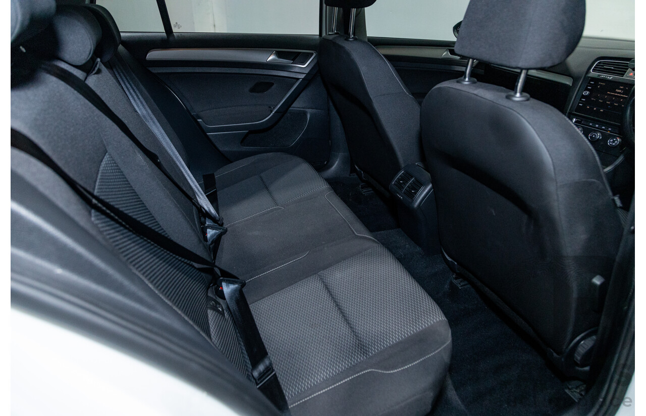 5/2018 Volkswagen Golf 110TSI Trendline MK7.5 AU MY18 5d Hatchback White Turbo 1.4L