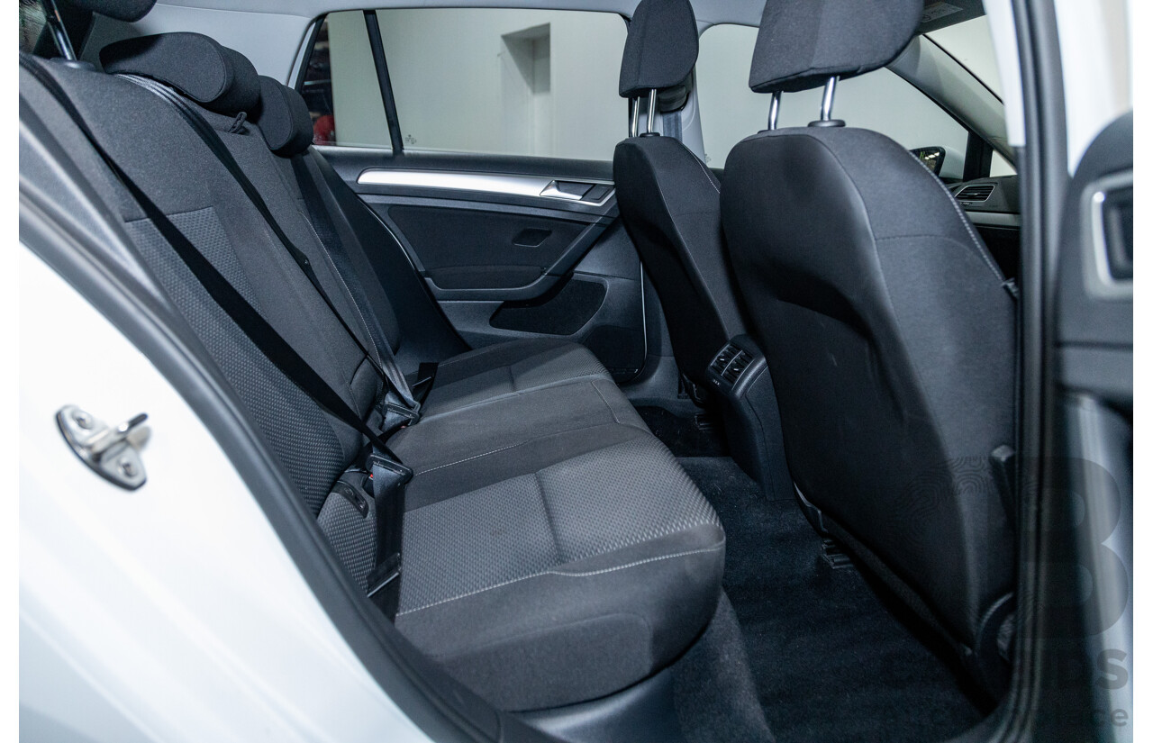 5/2018 Volkswagen Golf 110TSI Trendline MK7.5 AU MY18 5d Hatchback White Turbo 1.4L