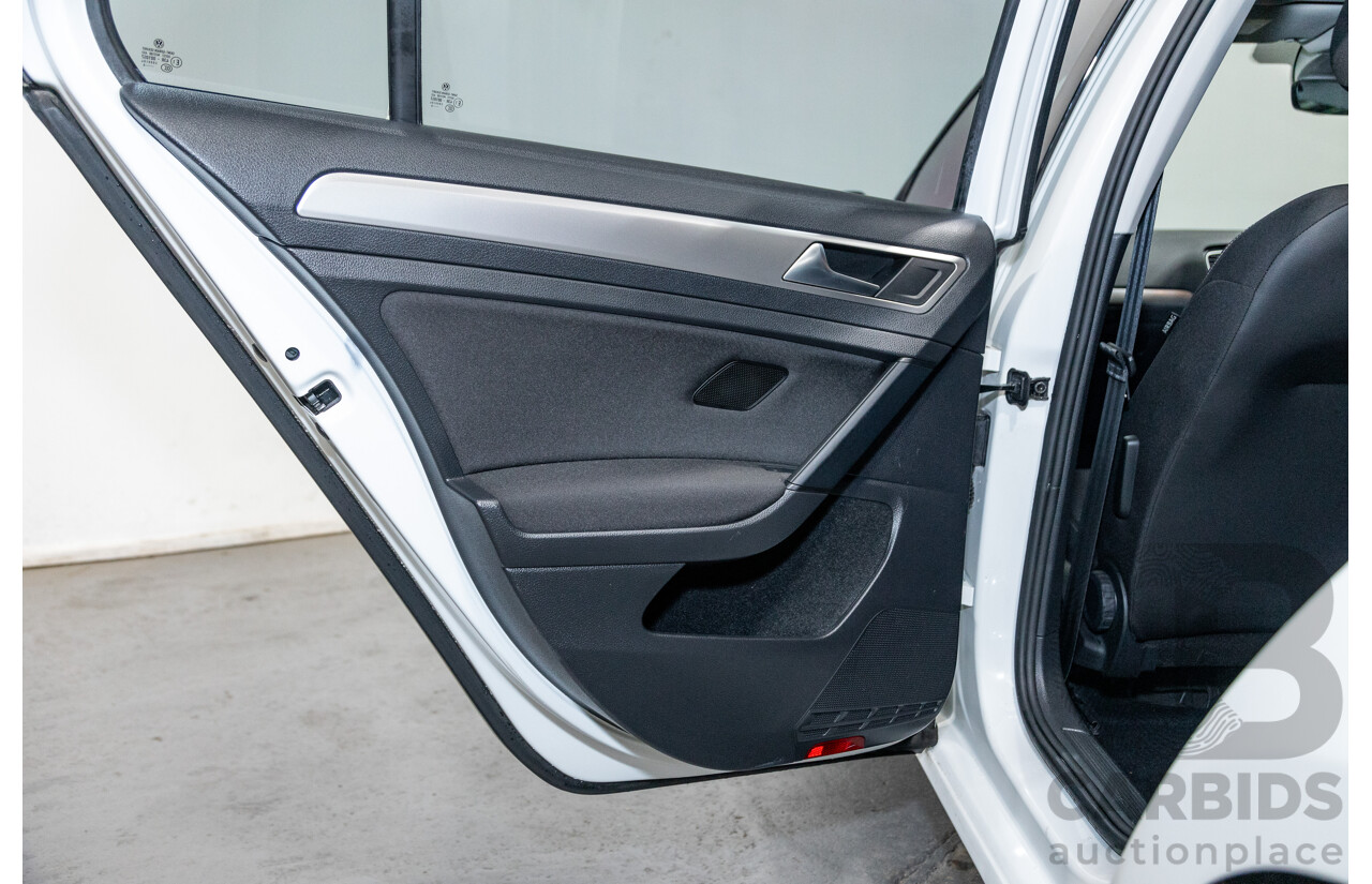 5/2018 Volkswagen Golf 110TSI Trendline MK7.5 AU MY18 5d Hatchback White Turbo 1.4L