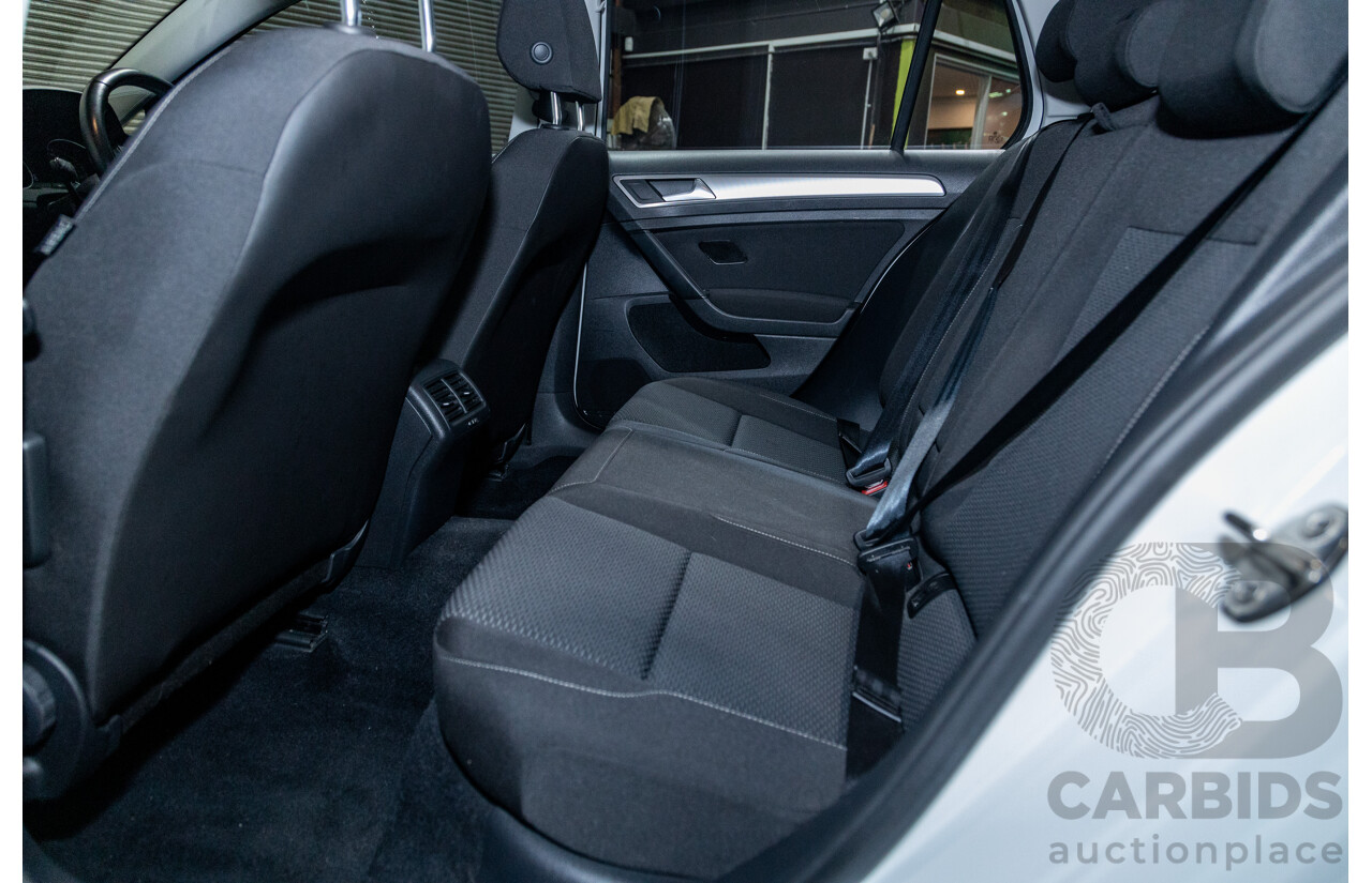 5/2018 Volkswagen Golf 110TSI Trendline MK7.5 AU MY18 5d Hatchback White Turbo 1.4L