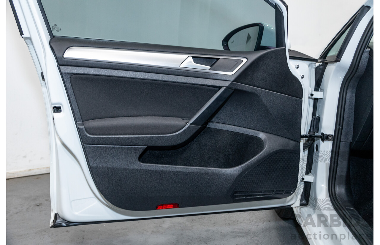 5/2018 Volkswagen Golf 110TSI Trendline MK7.5 AU MY18 5d Hatchback White Turbo 1.4L