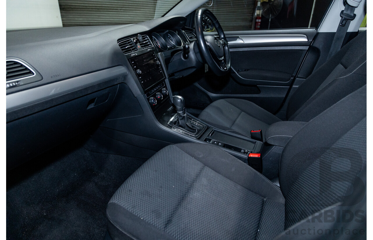 5/2018 Volkswagen Golf 110TSI Trendline MK7.5 AU MY18 5d Hatchback White Turbo 1.4L