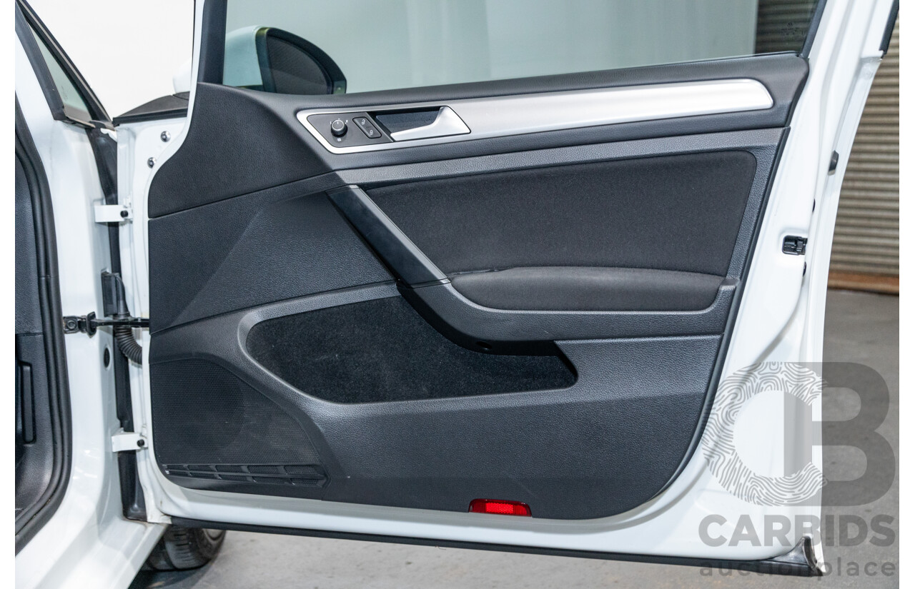 5/2018 Volkswagen Golf 110TSI Trendline MK7.5 AU MY18 5d Hatchback White Turbo 1.4L