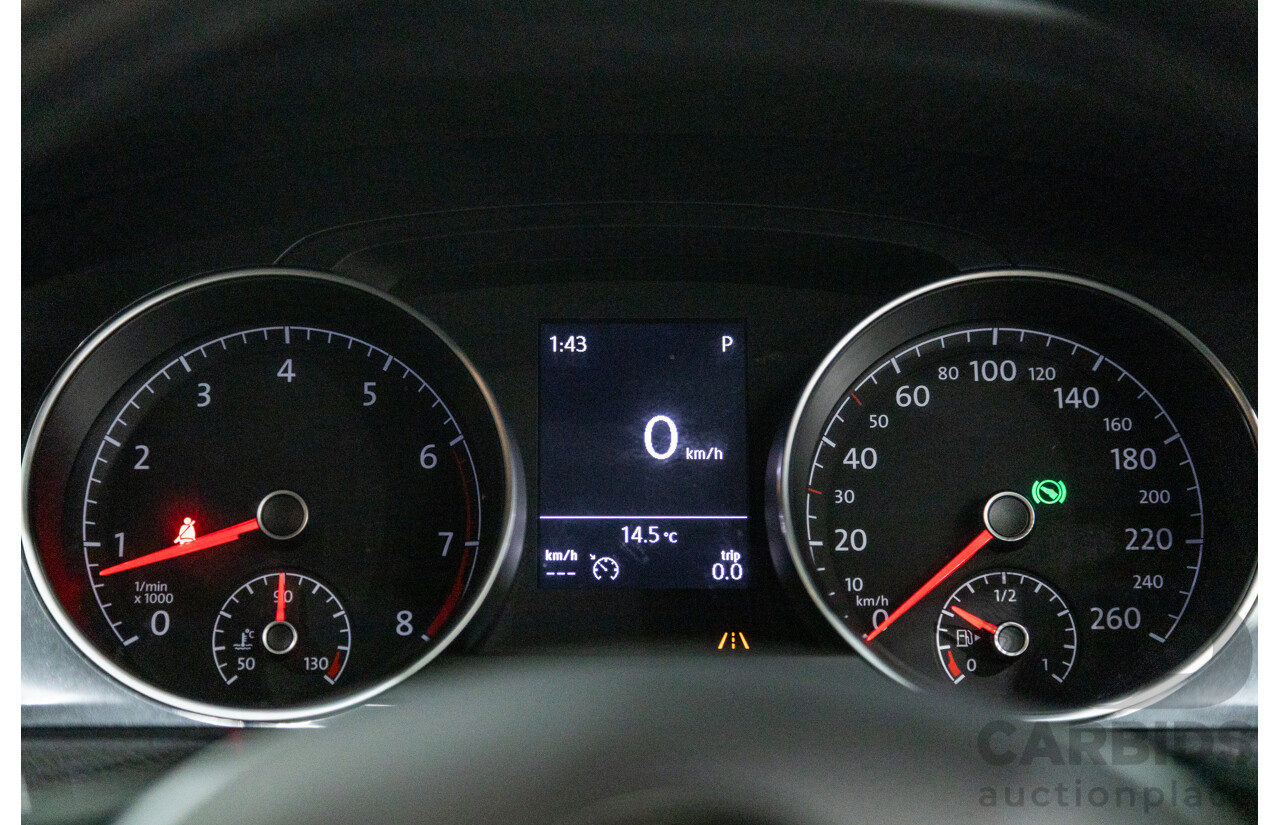 5/2018 Volkswagen Golf 110TSI Trendline MK7.5 AU MY18 5d Hatchback White Turbo 1.4L