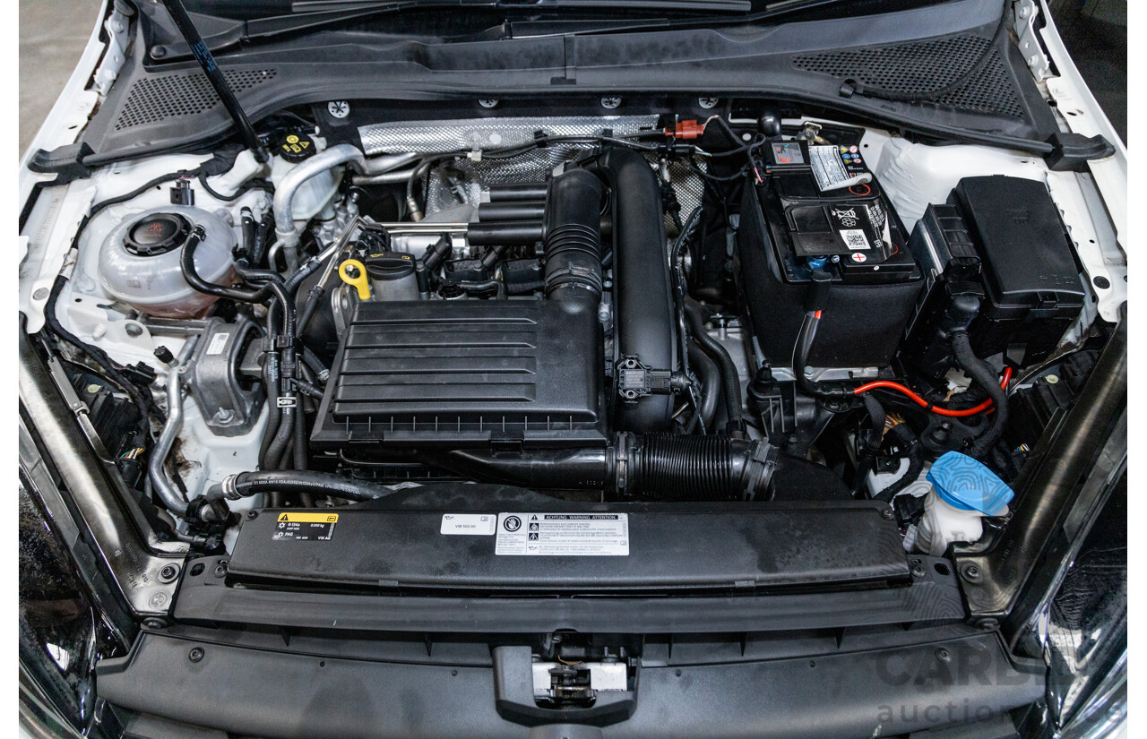 5/2018 Volkswagen Golf 110TSI Trendline MK7.5 AU MY18 5d Hatchback White Turbo 1.4L