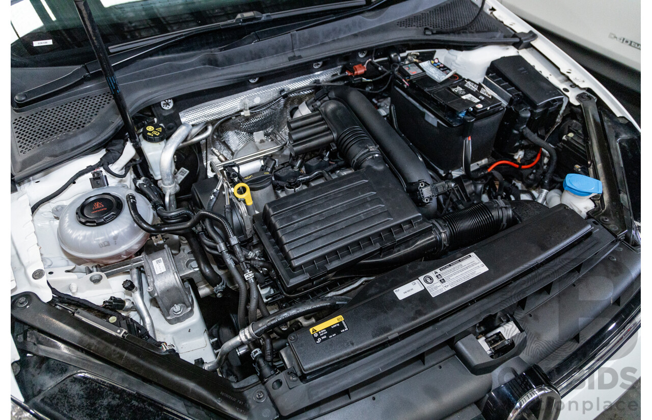 5/2018 Volkswagen Golf 110TSI Trendline MK7.5 AU MY18 5d Hatchback White Turbo 1.4L