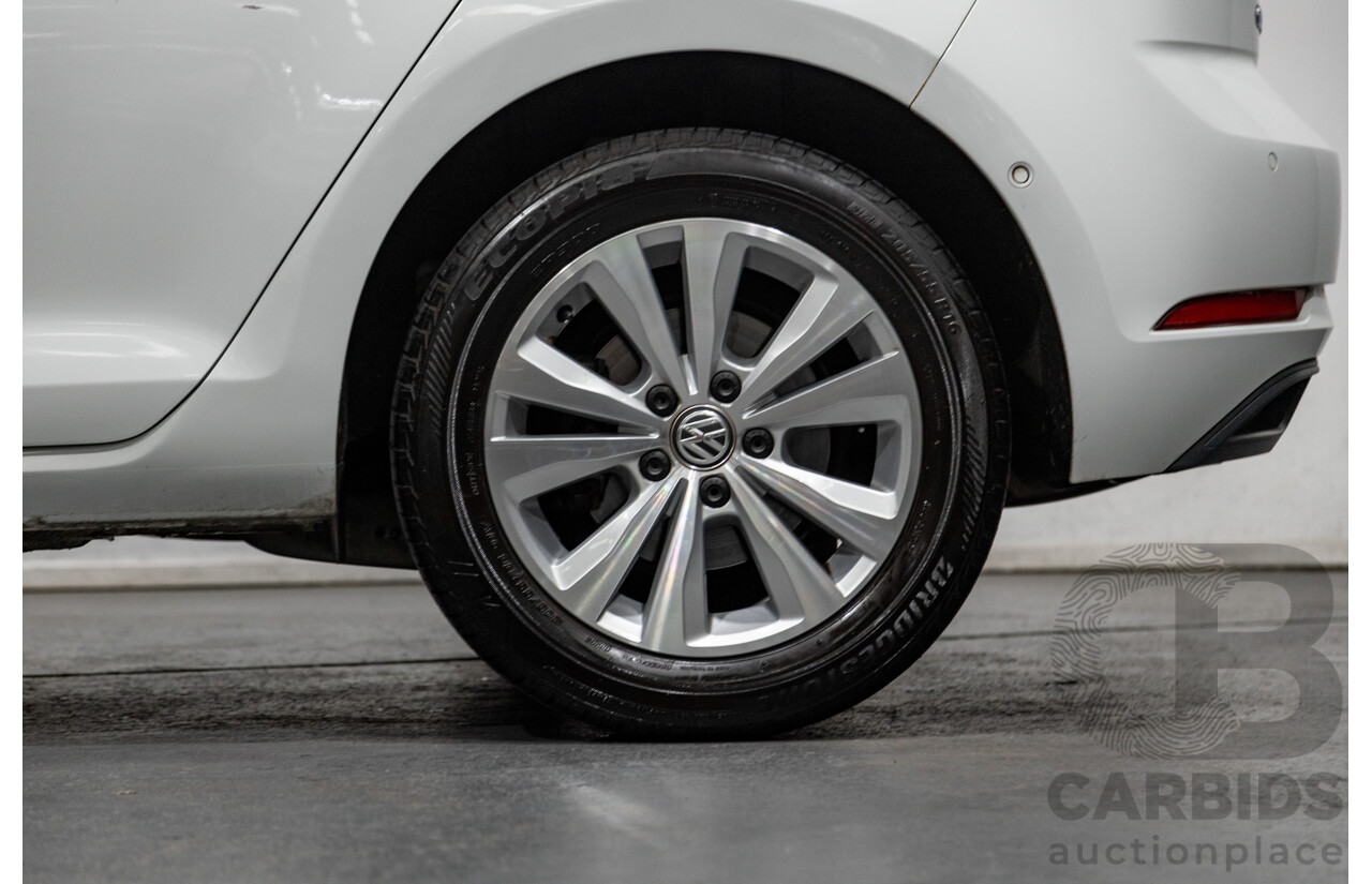 5/2018 Volkswagen Golf 110TSI Trendline MK7.5 AU MY18 5d Hatchback White Turbo 1.4L