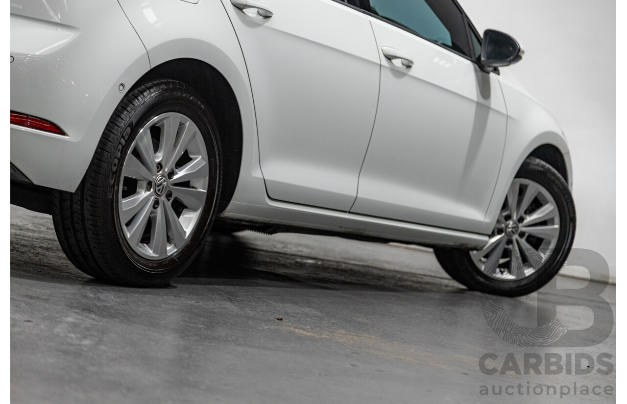 5/2018 Volkswagen Golf 110TSI Trendline MK7.5 AU MY18 5d Hatchback White Turbo 1.4L