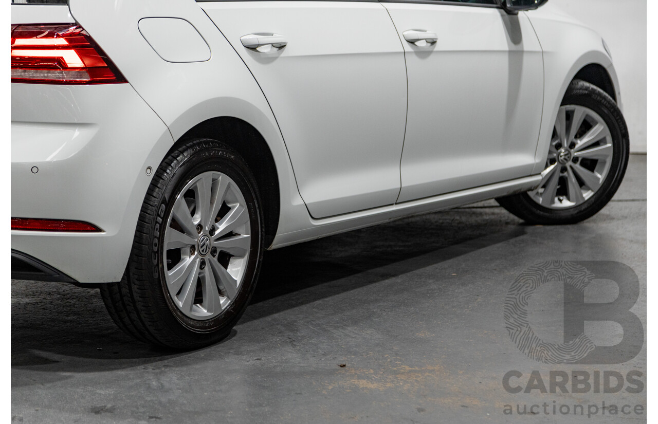 5/2018 Volkswagen Golf 110TSI Trendline MK7.5 AU MY18 5d Hatchback White Turbo 1.4L