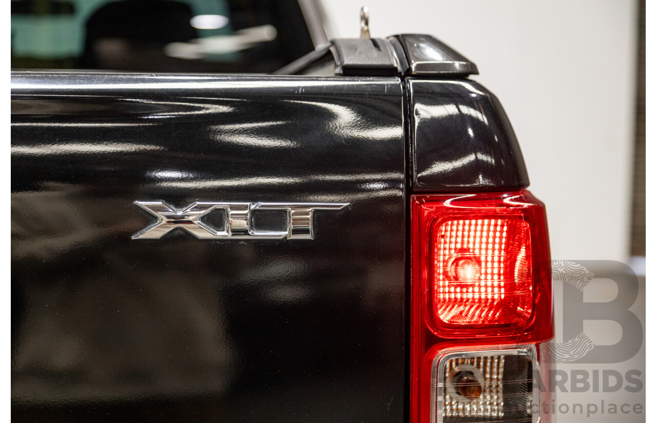 6/2013 Ford Ranger XLT 3.2 (4x4) PX 4d Dual Cab Utility Black Turbo Diesel 3.2L