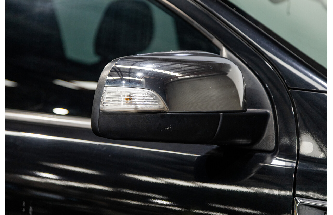 6/2013 Ford Ranger XLT 3.2 (4x4) PX 4d Dual Cab Utility Black Turbo Diesel 3.2L