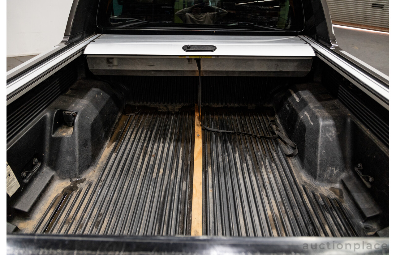 6/2013 Ford Ranger XLT 3.2 (4x4) PX 4d Dual Cab Utility Black Turbo Diesel 3.2L