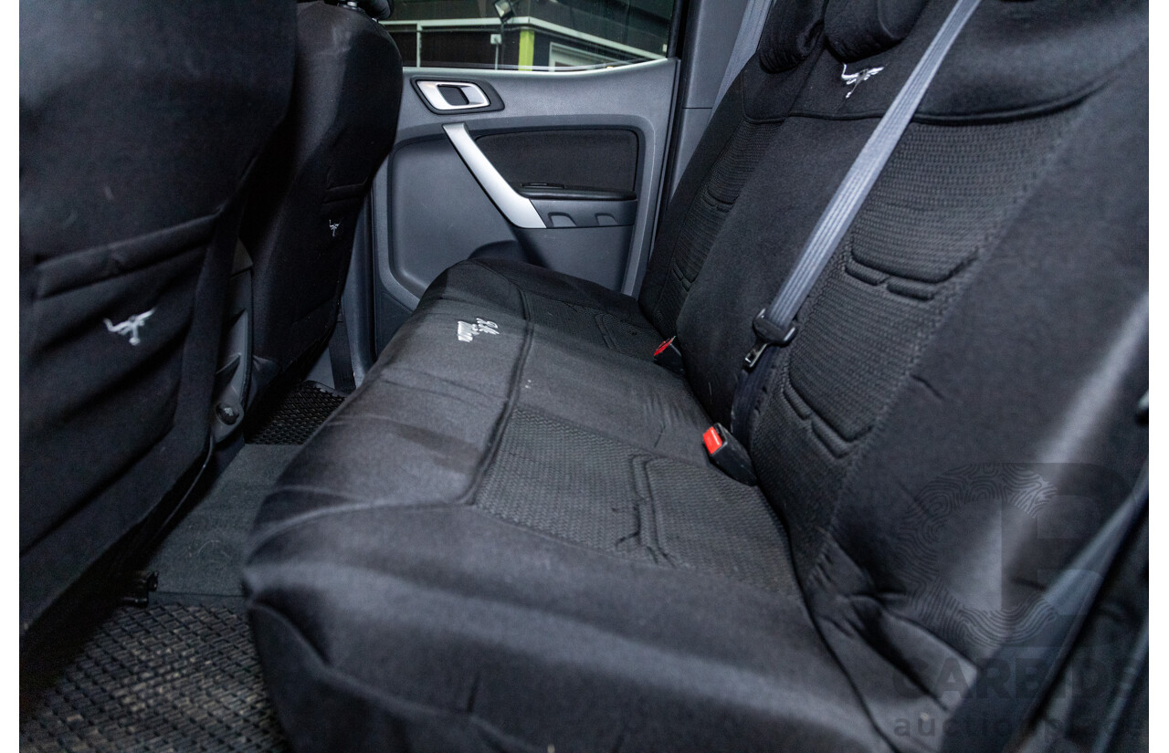 6/2013 Ford Ranger XLT 3.2 (4x4) PX 4d Dual Cab Utility Black Turbo Diesel 3.2L