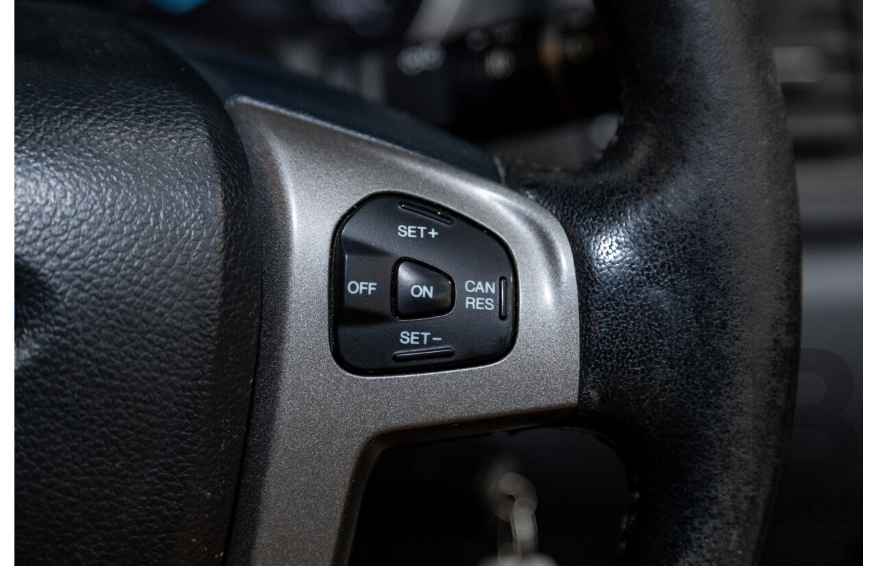 6/2013 Ford Ranger XLT 3.2 (4x4) PX 4d Dual Cab Utility Black Turbo Diesel 3.2L