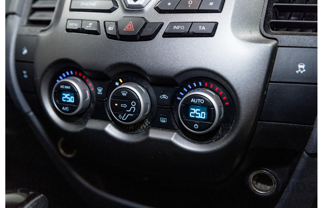 6/2013 Ford Ranger XLT 3.2 (4x4) PX 4d Dual Cab Utility Black Turbo Diesel 3.2L