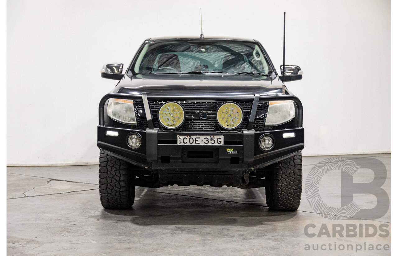 6/2013 Ford Ranger XLT 3.2 (4x4) PX 4d Dual Cab Utility Black Turbo Diesel 3.2L