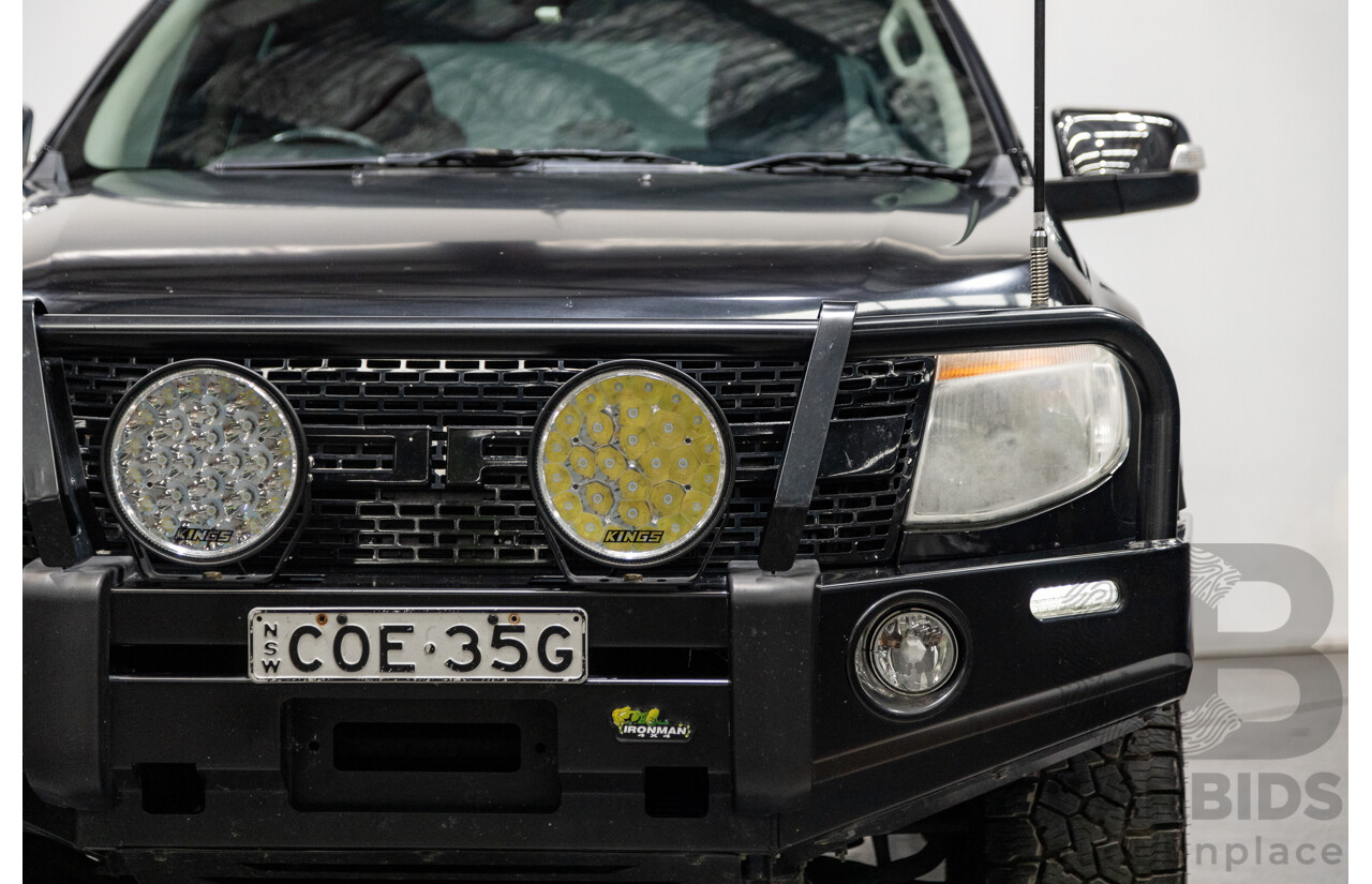 6/2013 Ford Ranger XLT 3.2 (4x4) PX 4d Dual Cab Utility Black Turbo Diesel 3.2L