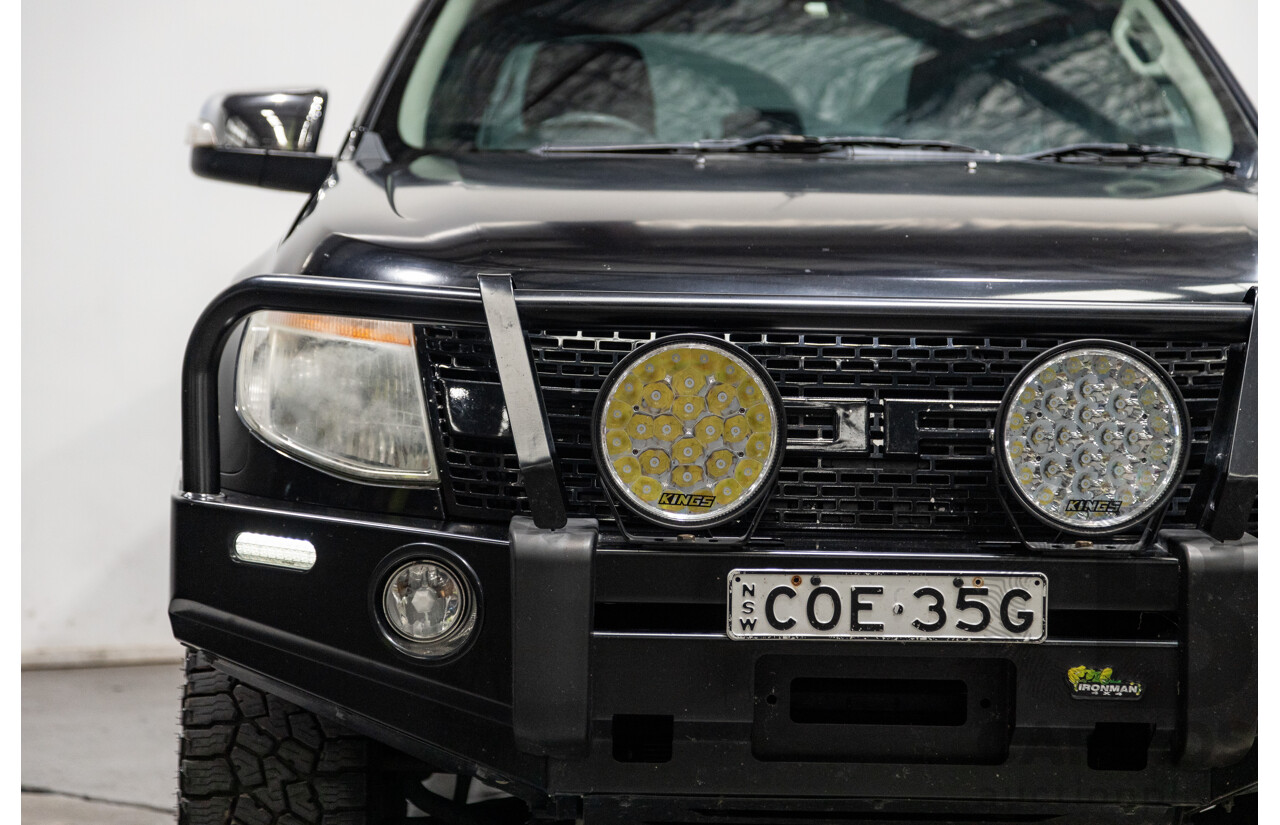 6/2013 Ford Ranger XLT 3.2 (4x4) PX 4d Dual Cab Utility Black Turbo Diesel 3.2L