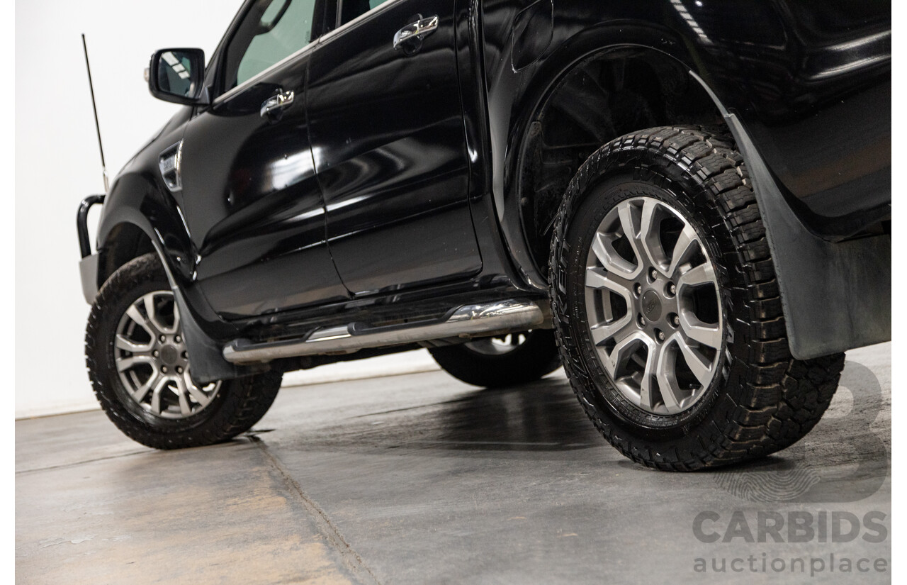 6/2013 Ford Ranger XLT 3.2 (4x4) PX 4d Dual Cab Utility Black Turbo Diesel 3.2L