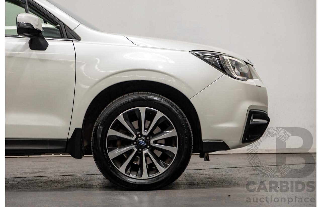 8/2016 Subaru Forester 2.0d-S (AWD) MY16 4d Wagon Pearl White Metallic Turbo Diesel 2.0L