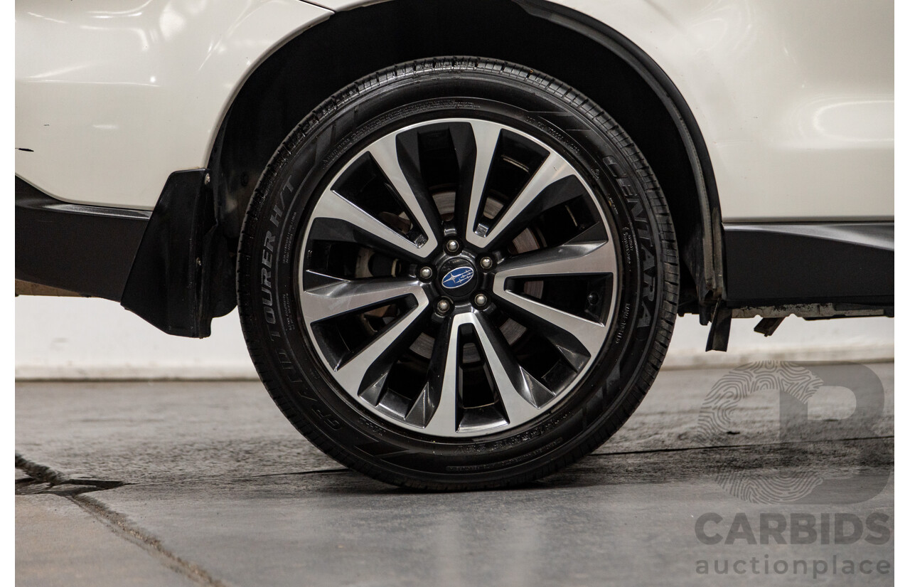 8/2016 Subaru Forester 2.0d-S (AWD) MY16 4d Wagon Pearl White Metallic Turbo Diesel 2.0L