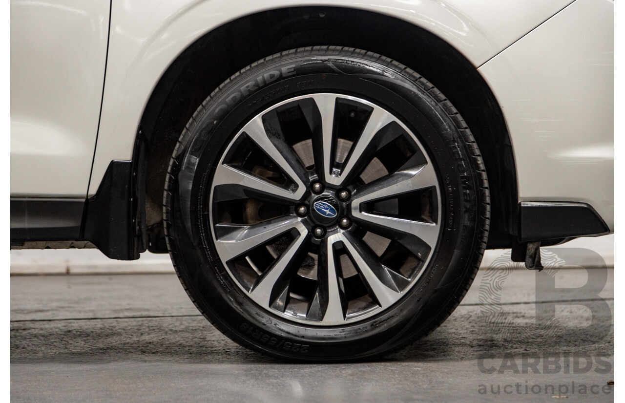 8/2016 Subaru Forester 2.0d-S (AWD) MY16 4d Wagon Pearl White Metallic Turbo Diesel 2.0L