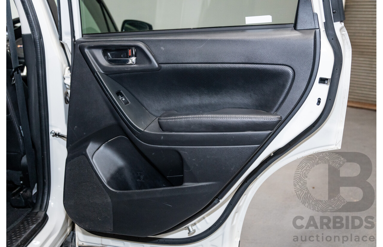 8/2016 Subaru Forester 2.0d-S (AWD) MY16 4d Wagon Pearl White Metallic Turbo Diesel 2.0L