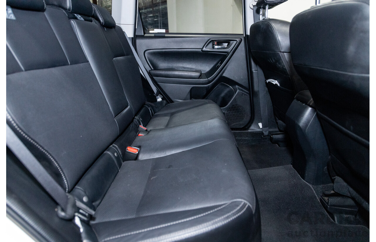 8/2016 Subaru Forester 2.0d-S (AWD) MY16 4d Wagon Pearl White Metallic Turbo Diesel 2.0L