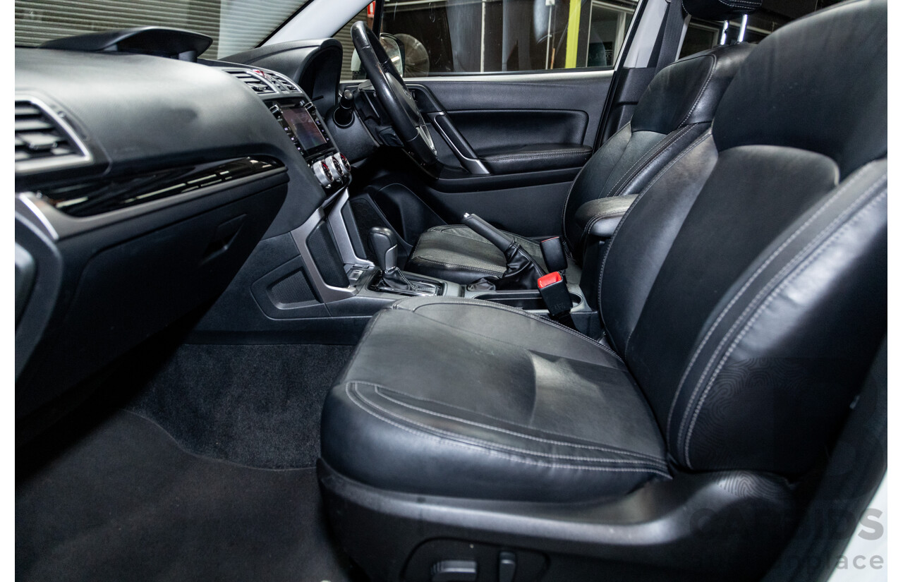 8/2016 Subaru Forester 2.0d-S (AWD) MY16 4d Wagon Pearl White Metallic Turbo Diesel 2.0L