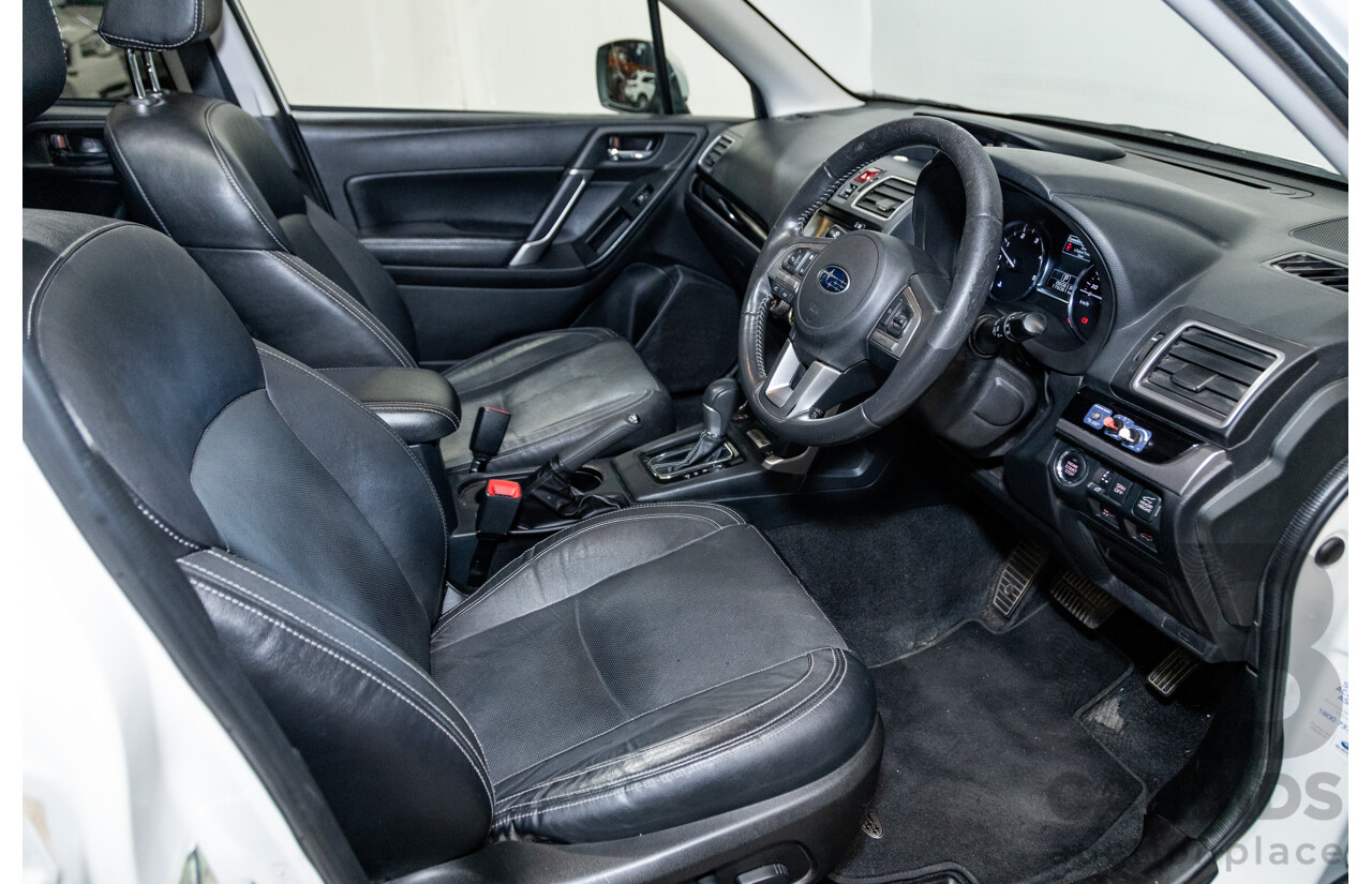 8/2016 Subaru Forester 2.0d-S (AWD) MY16 4d Wagon Pearl White Metallic Turbo Diesel 2.0L